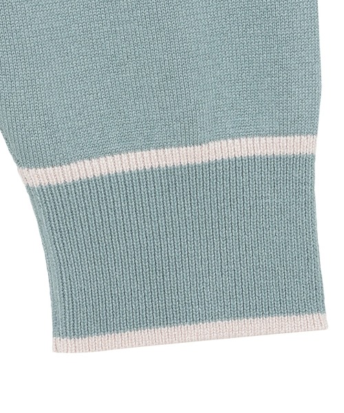 TOKYO SHIRTS（トウキョウシャツ）の「ニット ボウタイ プルオーバー（ニット/セーター・レディース・グリーン/オフホワイト・M/L）」の13枚目の写真