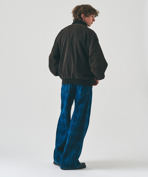 417 EDIFICE（フォーワンセブンエディフィス）の「インディゴ ドビー デニム 5Pパンツ（デニムパンツ・メンズ・ブルー/ブラック系その他・MEDIUM/LARGE）」の8枚目の写真