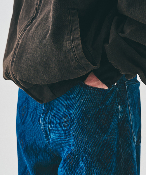 417 EDIFICE（フォーワンセブンエディフィス）の「インディゴ ドビー デニム 5Pパンツ（デニムパンツ・メンズ・ブルー/ブラック系その他・MEDIUM/LARGE）」の13枚目の写真