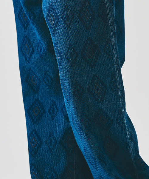 417 EDIFICE（フォーワンセブンエディフィス）の「インディゴ ドビー デニム 5Pパンツ（デニムパンツ・メンズ・ブルー/ブラック系その他・MEDIUM/LARGE）」の15枚目の写真