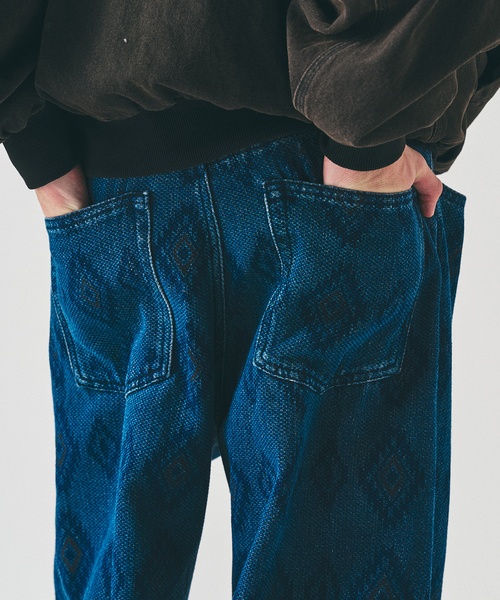 417 EDIFICE（フォーワンセブンエディフィス）の「インディゴ ドビー デニム 5Pパンツ（デニムパンツ・メンズ・ブルー/ブラック系その他・MEDIUM/LARGE）」の16枚目の写真