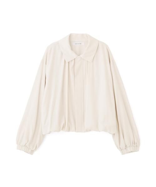 NATURAL BEAUTY BASIC（ナチュラルビューティーベーシック）の「◇ステンカラーバルーンブルゾン（ブルゾン・レディース・ベージュ/ピンク/オフホワイト・FREE）」の4枚目の写真