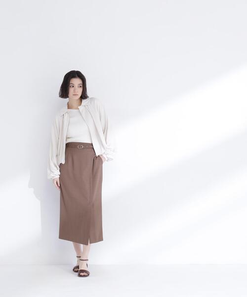 NATURAL BEAUTY BASIC（ナチュラルビューティーベーシック）の「◇ステンカラーバルーンブルゾン（ブルゾン・レディース・ベージュ/ピンク/オフホワイト・FREE）」の7枚目の写真