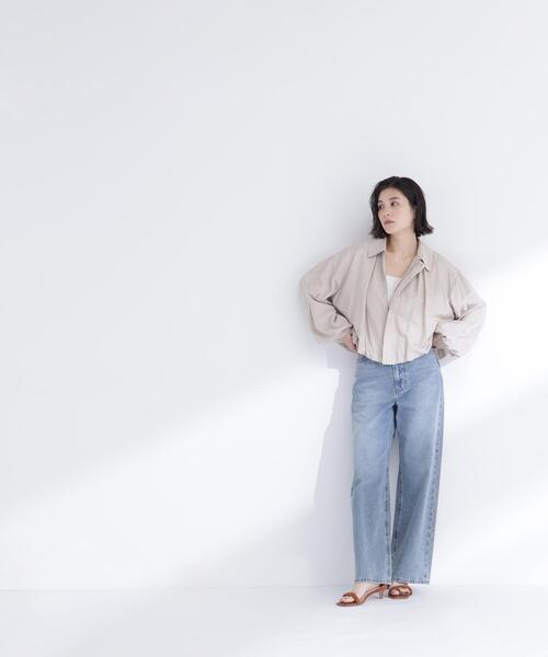 NATURAL BEAUTY BASIC（ナチュラルビューティーベーシック）の「◇ステンカラーバルーンブルゾン（ブルゾン・レディース・ベージュ/ピンク/オフホワイト・FREE）」の15枚目の写真