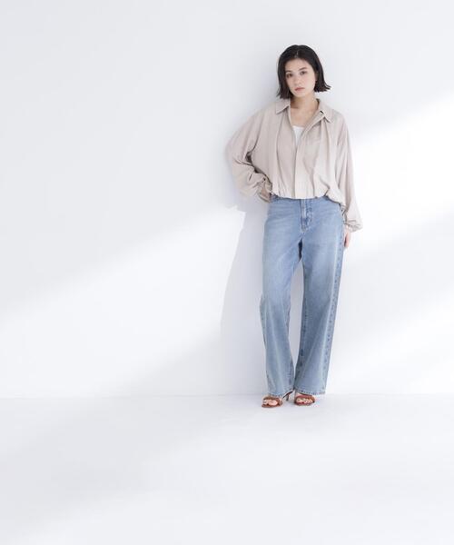 NATURAL BEAUTY BASIC（ナチュラルビューティーベーシック）の「◇ステンカラーバルーンブルゾン（ブルゾン・レディース・ベージュ/ピンク/オフホワイト・FREE）」の22枚目の写真