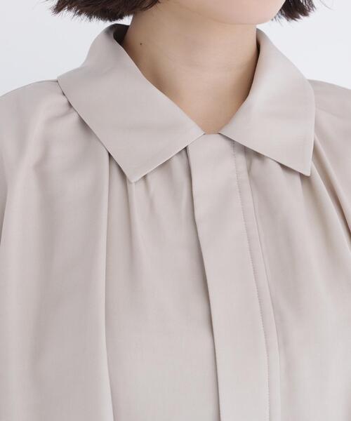 NATURAL BEAUTY BASIC(ナチュラルビューティーベーシック)の「◇ステンカラーバルーンブルゾン(ブルゾン・レディース・ベージュ/ピンク/オフホワイト・FREE)」の17枚目の写真