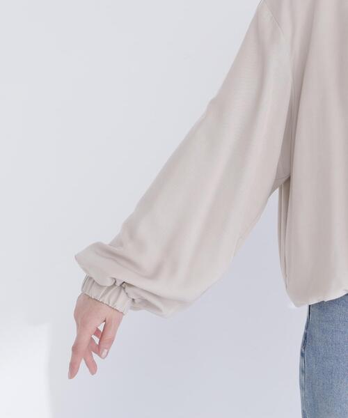 NATURAL BEAUTY BASIC(ナチュラルビューティーベーシック)の「◇ステンカラーバルーンブルゾン(ブルゾン・レディース・ベージュ/ピンク/オフホワイト・FREE)」の19枚目の写真