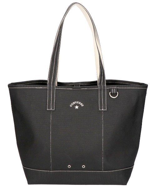 CONVERSE(コンバース)の「【CONVERSE/コンバース】AS CANVAS TOTE BAG M /キャンバスバッグM(トートバッグ・レディース・ベージュ/ネイビー/カーキ/ブラック/オフホワイト/グレー・FREE)」の16枚目の写真