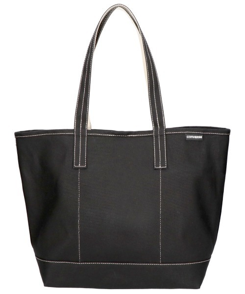 CONVERSE(コンバース)の「【CONVERSE/コンバース】AS CANVAS TOTE BAG M /キャンバスバッグM(トートバッグ・レディース・ベージュ/ネイビー/カーキ/ブラック/オフホワイト/グレー・FREE)」の18枚目の写真