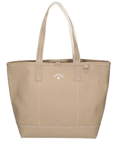 CONVERSE(コンバース)の「【CONVERSE/コンバース】AS CANVAS TOTE BAG M /キャンバスバッグM(トートバッグ・レディース・ベージュ/ネイビー/カーキ/ブラック/オフホワイト/グレー・FREE)」の22枚目の写真