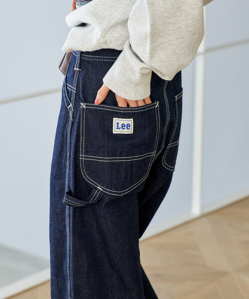 FREAK'S STORE(フリークスストア)の「Lee × FREAK'S STORE/リー 別注 WIDE PAINTER PANTS/別注 ワイド ペインターパンツ(デニムパンツ・レディース・オフホワイト/ブルー/ネイビー・SMALL/MEDIUM)」の20枚目の写真