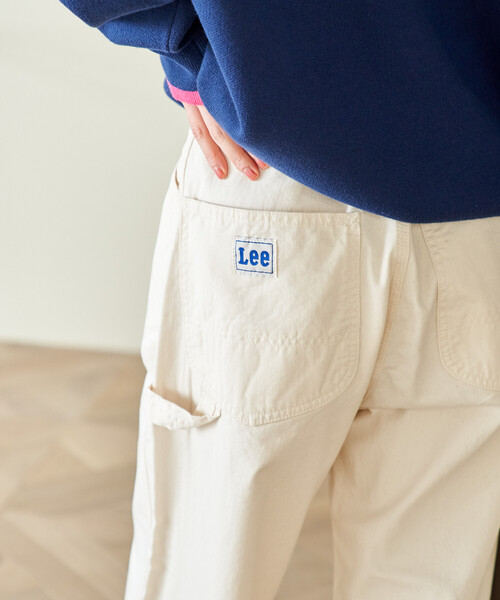 今期フリークス別注　Lee オフホワイト ワイドペインターパンツ Mサイズ白 Lee × FREAK'S STORE/リー 別注 WIDE PAINTER PANTS/別注 ワイド
