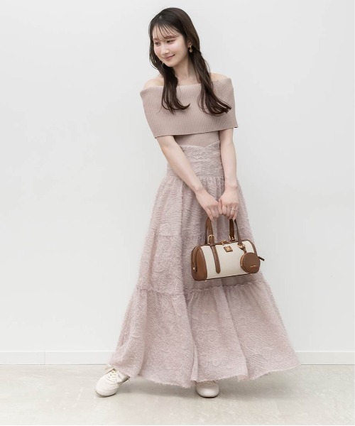 RANDA(ランダ)の「2WAY デザインベルトボストンバッグ(ハンドバッグ・レディース・ブラウン/アイボリー/ブラック・FREE)」の15枚目の写真