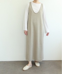 WALANCE（ワランス）の「paper knit 2way dress（シャツワンピース）」