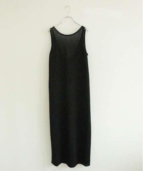 セール】paper knit 2way dress（シャツワンピース）｜WALANCE