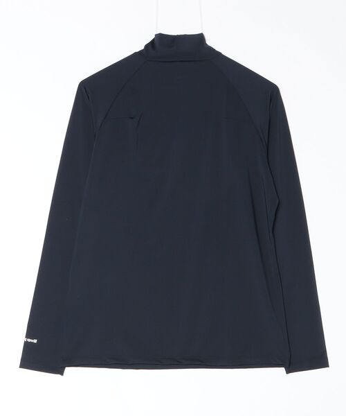 le coq sportif GOLF(ルコックスポルティフゴルフ)の「【le coq sportif GOLF】吸汗速乾/ストレッチ/UV CUT(UPF50+)/消臭/遮熱 ハイネックアンダーシャツ ゴルフウェア(Tシャツ/カットソー・レディース・ネイビー/ホワイト/ブラック・M/S/L/XL/3L)」の7枚目の写真