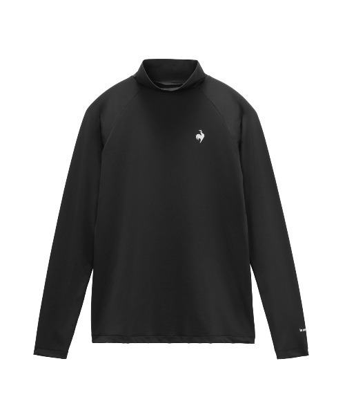 le coq sportif GOLF(ルコックスポルティフゴルフ)の「【le coq sportif GOLF】吸汗速乾/ストレッチ/UV CUT(UPF50+)/消臭/遮熱 ハイネックアンダーシャツ ゴルフウェア(Tシャツ/カットソー・レディース・ネイビー/ホワイト/ブラック・M/S/L/XL/3L)」の3枚目の写真