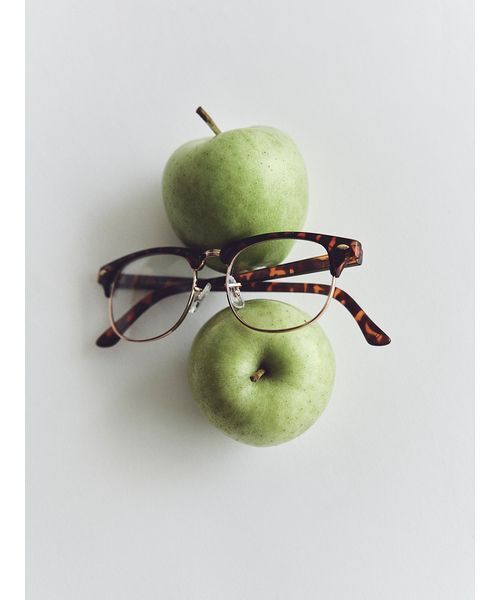 Mila Owen（ミラオーウェン）の「ハーフリムフレームダテメガネ（メガネ・レディース・ブラック/ブラウン・F）」の20枚目の写真