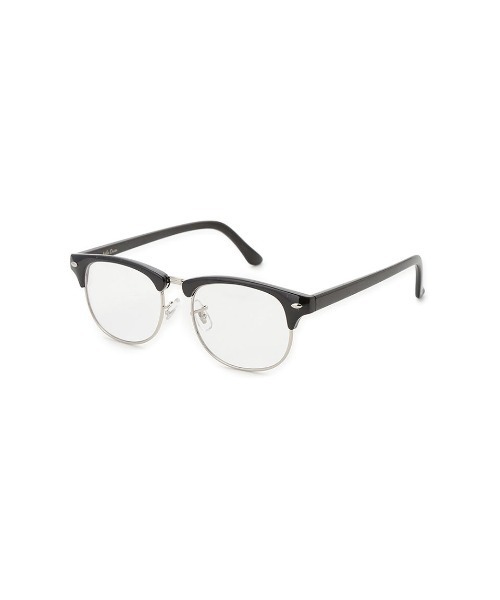 Mila Owen（ミラオーウェン）の「ハーフリムフレームダテメガネ（メガネ・レディース・ブラック/ブラウン・F）」の6枚目の写真