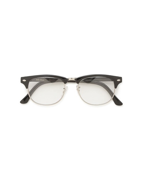 Mila Owen（ミラオーウェン）の「ハーフリムフレームダテメガネ（メガネ・レディース・ブラック/ブラウン・F）」の4枚目の写真