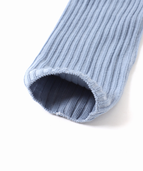 EDIT. FOR LULU(エディットフォールル)の「【BASERANGE/ベースレンジ】PRE OVERKNEE SOCKS(ソックス/靴下・レディース・サックスブルー・FREE)」の5枚目の写真