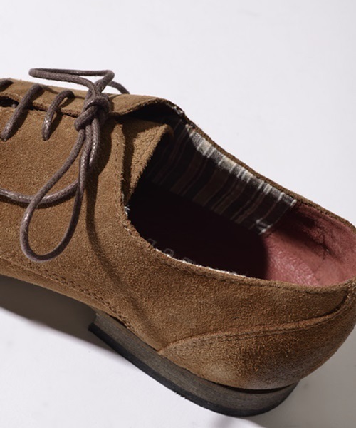 SHIPS JET BLUE（シップスジェットブルー）の「SHIPS JET BLUE(シップス ジェットブルー):  スエード レザー プレーントゥ■ （その他シューズ・メンズ・ブラック/ブラウン・41/40/43/42）」の13枚目の写真