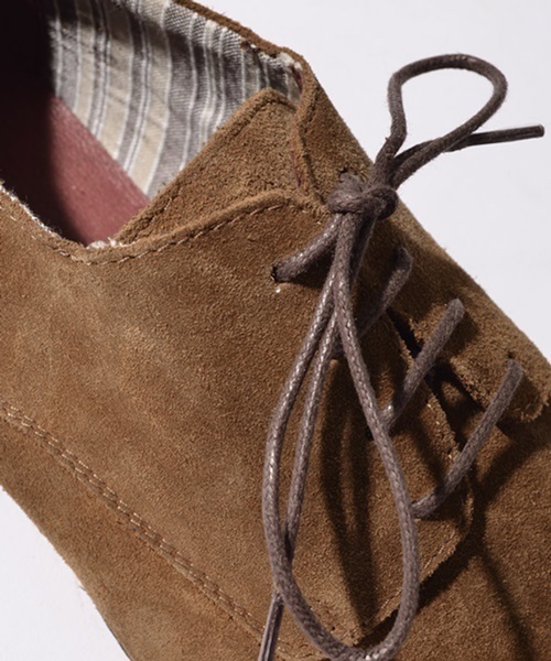 SHIPS JET BLUE（シップスジェットブルー）の「SHIPS JET BLUE(シップス ジェットブルー):  スエード レザー プレーントゥ■ （その他シューズ・メンズ・ブラック/ブラウン・41/40/43/42）」の15枚目の写真