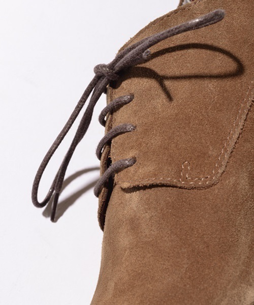 SHIPS JET BLUE（シップスジェットブルー）の「SHIPS JET BLUE(シップス ジェットブルー):  スエード レザー プレーントゥ■ （その他シューズ・メンズ・ブラック/ブラウン・41/40/43/42）」の6枚目の写真