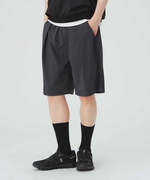 BEAMS HEART(ビームスハート)の「【7/24再値下げ】ワッシャーナイロン ワイド ショートパンツ(その他パンツ・メンズ・ブラック/チャコールグレー・LARGE/MEDIUM/SMALL)」の5枚目の写真