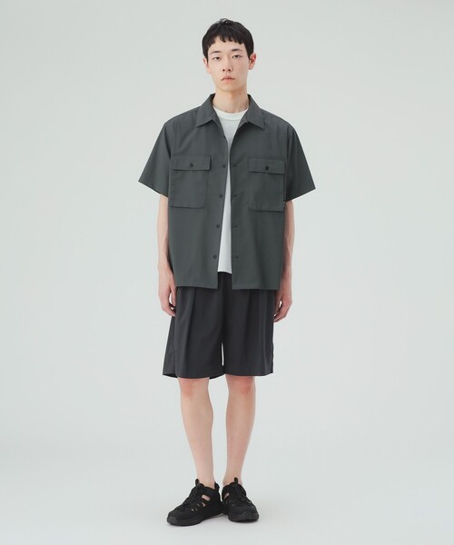 BEAMS HEART(ビームスハート)の「【7/24再値下げ】ワッシャーナイロン ワイド ショートパンツ(その他パンツ・メンズ・ブラック/チャコールグレー・LARGE/MEDIUM/SMALL)」の6枚目の写真