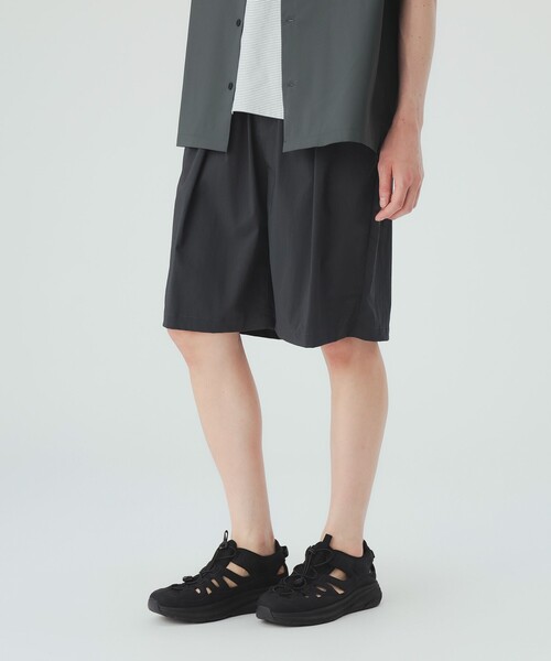 BEAMS HEART(ビームスハート)の「【7/24再値下げ】ワッシャーナイロン ワイド ショートパンツ(その他パンツ・メンズ・ブラック/チャコールグレー・LARGE/MEDIUM/SMALL)」の7枚目の写真