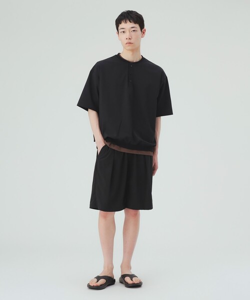 BEAMS HEART(ビームスハート)の「【7/24再値下げ】ワッシャーナイロン ワイド ショートパンツ(その他パンツ・メンズ・ブラック/チャコールグレー・LARGE/MEDIUM/SMALL)」の15枚目の写真