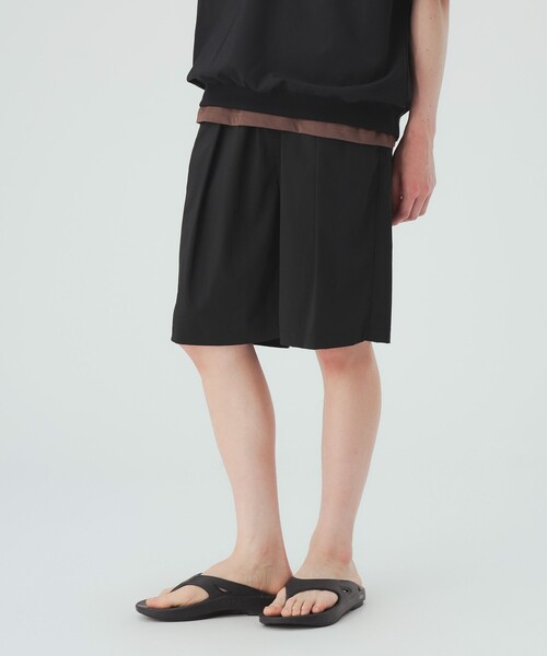 BEAMS HEART(ビームスハート)の「【7/24再値下げ】ワッシャーナイロン ワイド ショートパンツ(その他パンツ・メンズ・ブラック/チャコールグレー・LARGE/MEDIUM/SMALL)」の17枚目の写真