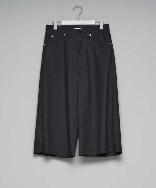 MASU(エムエーエスユー)の「【M A S U】CANVAS SHORTS(その他パンツ・メンズ・ホワイト/ブラック・44/46/48)」の2枚目の写真