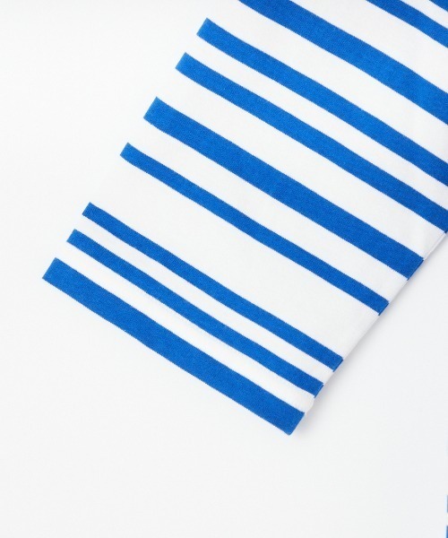 ORCIVAL（オーシバル）の「[ORCIVAL/オーシバル] ボートネック 5分袖ボーダーカットソー（Tシャツ/カットソー・レディース・ブルー・2）」の17枚目の写真