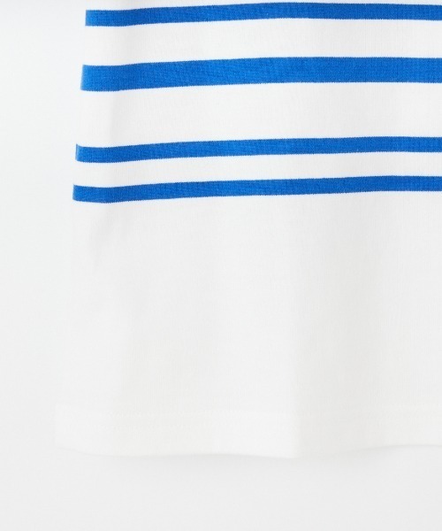 ORCIVAL（オーシバル）の「[ORCIVAL/オーシバル] ボートネック 5分袖ボーダーカットソー（Tシャツ/カットソー・レディース・ブルー・2）」の18枚目の写真