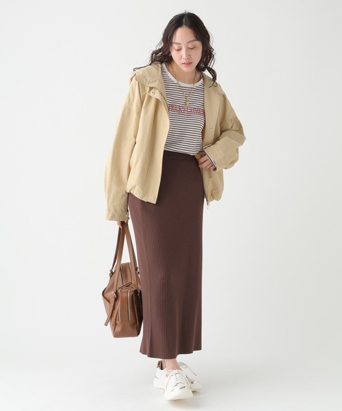 Elura(エルーラ)の「フーデットショートブルゾン/661903(ブルゾン・レディース・ブラック/ベージュ/カーキ・FREE)」の7枚目の写真