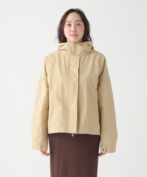 Elura(エルーラ)の「フーデットショートブルゾン/661903(ブルゾン・レディース・ブラック/ベージュ/カーキ・FREE)」の18枚目の写真