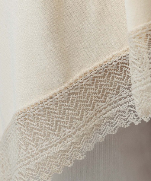 GLOBAL WORK（グローバルワーク）の「MATINEE LINE/アシメニットキャミチュニック/640374（ニット/セーター・レディース・ブラック/ライトベージュ・MEDIUM/LARGE）」の21枚目の写真