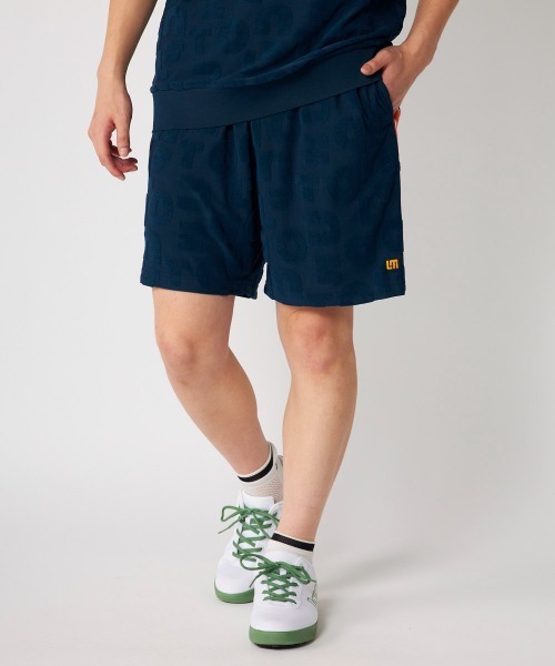Loudmouth（ラウドマウス）の「LOUDMOUTH/ラウドマウス ゴルフウェア UVカット ストレッチ パイル ジャガード ショートパンツ（その他パンツ・メンズ・ホワイト/グリーン/ネイビー・L/M/4L/3L/LL）」の3枚目の写真