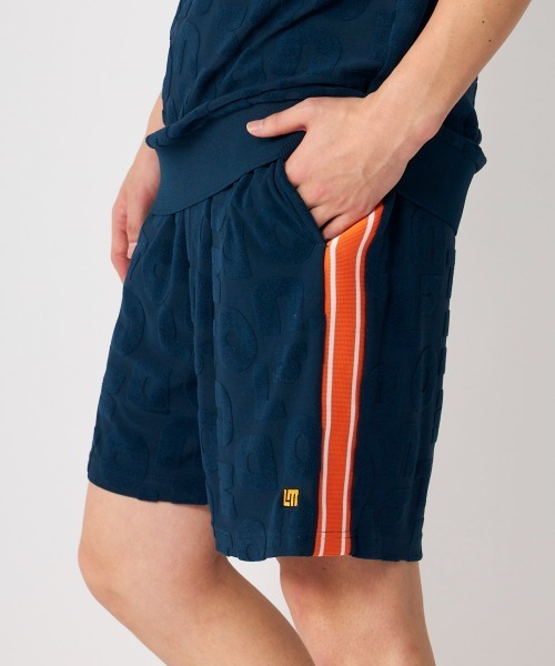 Loudmouth（ラウドマウス）の「LOUDMOUTH/ラウドマウス ゴルフウェア UVカット ストレッチ パイル ジャガード ショートパンツ（その他パンツ・メンズ・ホワイト/グリーン/ネイビー・L/M/4L/3L/LL）」の11枚目の写真
