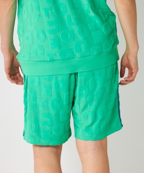 Loudmouth（ラウドマウス）の「LOUDMOUTH/ラウドマウス ゴルフウェア UVカット ストレッチ パイル ジャガード ショートパンツ（その他パンツ・メンズ・ホワイト/グリーン/ネイビー・L/M/4L/3L/LL）」の4枚目の写真
