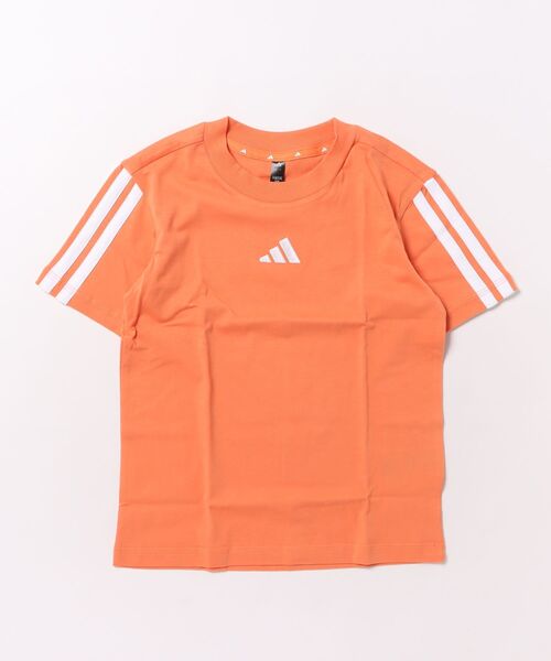 adidas(アディダス)の「《adidas》KRG92(Tシャツ/カットソー・キッズ・ダークブルー/ブラック×ホワイト/オレンジ系/ホワイト×ブラック・130/140/150/160)」の4枚目の写真