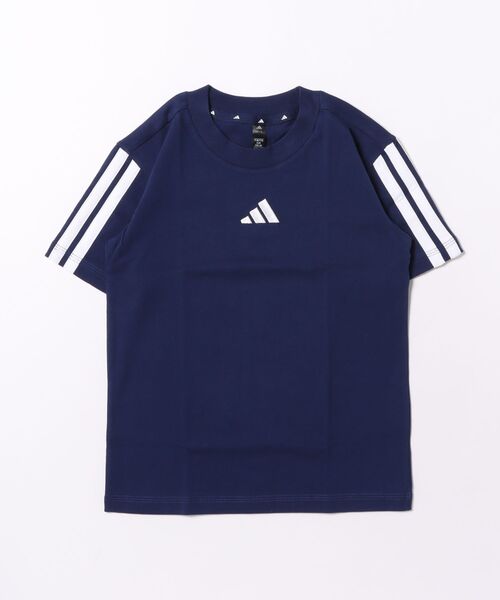 adidas(アディダス)の「《adidas》KRG92(Tシャツ/カットソー・キッズ・ダークブルー/ブラック×ホワイト/オレンジ系/ホワイト×ブラック・130/140/150/160)」の3枚目の写真