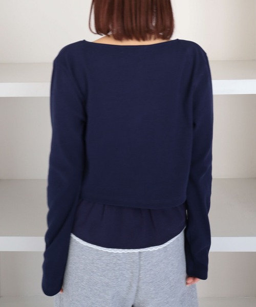 archives（アルシーヴ）の「チョーカー付ドットアソートフリルカットアンサンブル（アンサンブル・レディース・ネイビー/オフホワイト/グレー/ブラック・MEDIUM）」の20枚目の写真