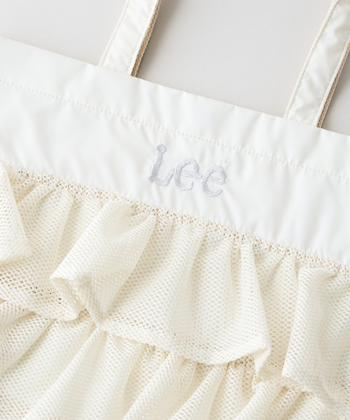 Lee（リー）の「【LEE/リー】【夏を彩る涼感メッシュ】メッシュフリル トートバッグ 大人可愛い 透け感 シアー素材（トートバッグ・レディース・ブラック/ホワイト・FREE）」の14枚目の写真