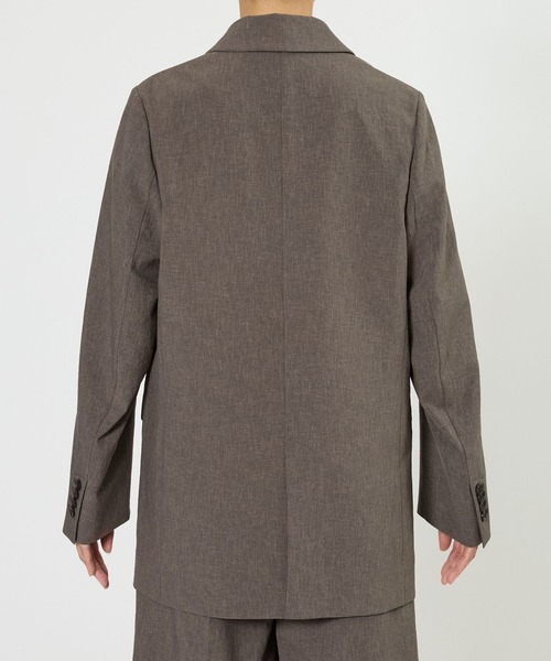 BABYLONE(バビロン)の「リネンライクシャンタンクロスジャケット(テーラードジャケット・レディース・チャコール/ベージュ・フリー)」の21枚目の写真