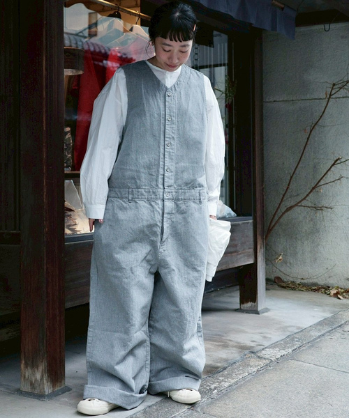 JOURNAL STANDARD LUXE（ジャーナルスタンダード　ラックス）の「Kalina's AIO（つなぎ/オールインワン・レディース・グレー/ブラック・FREE）」の2枚目の写真