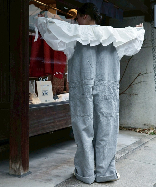 JOURNAL STANDARD LUXE（ジャーナルスタンダード　ラックス）の「Kalina's AIO（つなぎ/オールインワン・レディース・グレー/ブラック・FREE）」の6枚目の写真