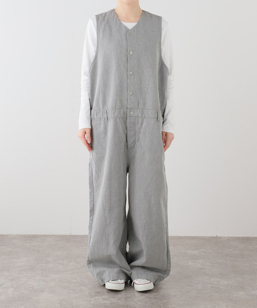 JOURNAL STANDARD LUXE（ジャーナルスタンダード　ラックス）の「Kalina's AIO（つなぎ/オールインワン・レディース・グレー/ブラック・FREE）」の7枚目の写真